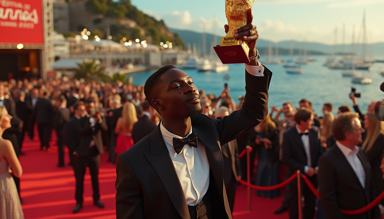 abou sangare, el talentoso realizador, gana un prestigioso premio en cannes por su película 'la historia de souleymane'. después de años de lucha, finalmente obtiene su título de residencia, marcando un nuevo paso en su brillante carrera artística.