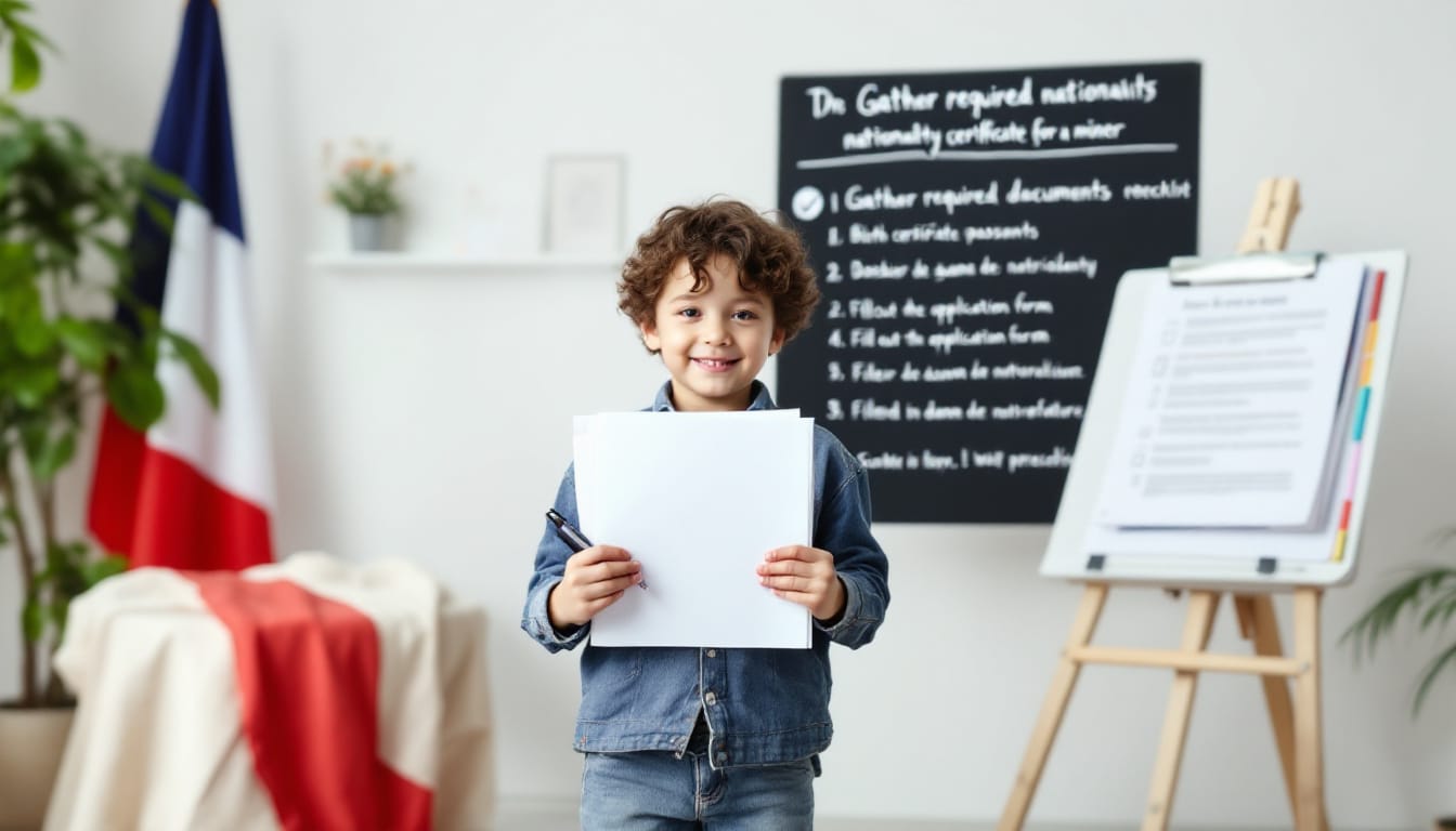 découvrez les étapes clés pour obtenir un certificat de nationalité française pour un mineur. cette guide vous accompagne dans les démarches administratives nécessaires, les documents requis et les conseils pratiques pour faciliter votre demande.