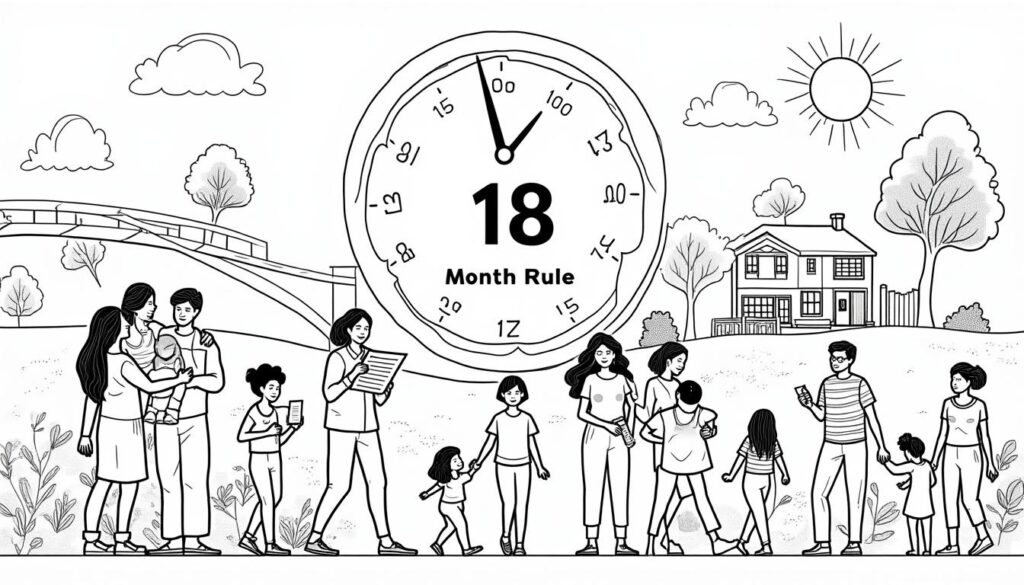 découvrez tout ce qu'il faut savoir sur la règle des 18 mois pour le regroupement familial. cette guide vous explique les conditions, les démarches à suivre et les implications pour réunir votre famille en france.