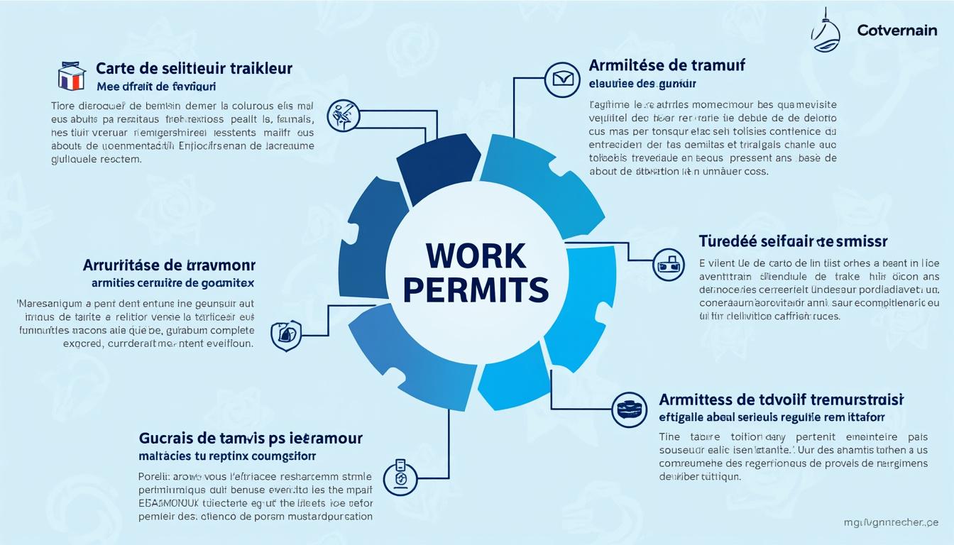 اكتشف الأنواع المختلفة لتصاريح العمل في فرنسا، شروط الحصول عليها، والإجراءات الواجب اتباعها للعمل بشكل قانوني على الأراضي الفرنسية.