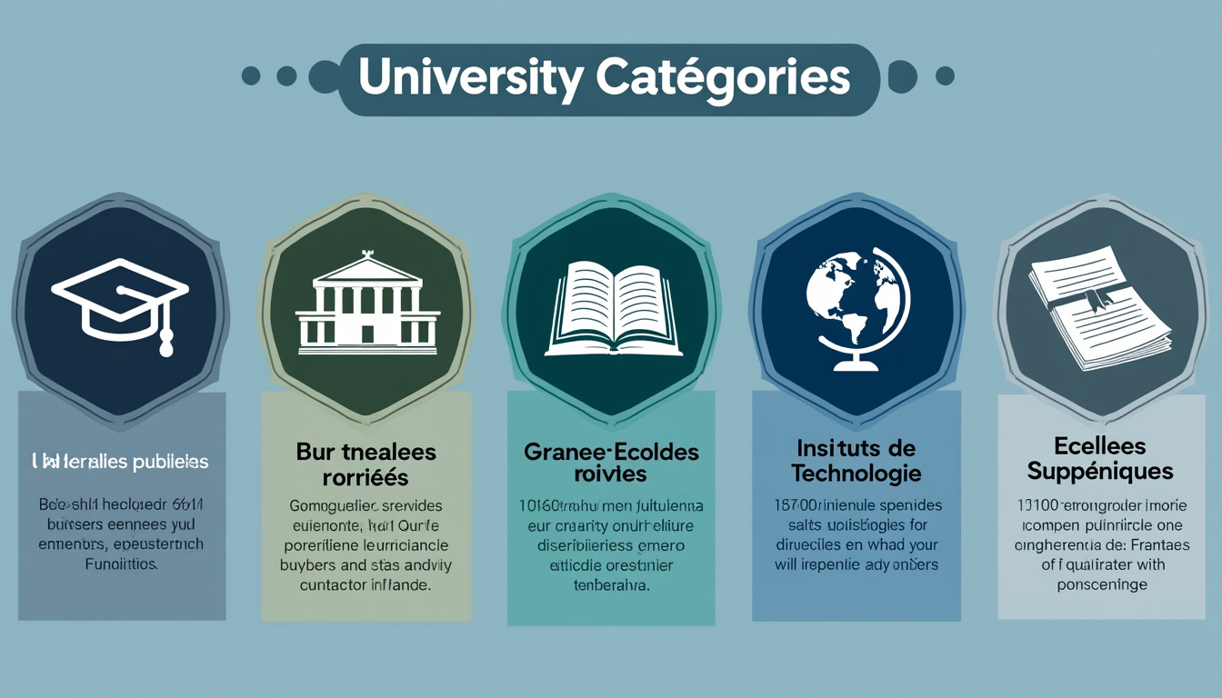 découvrez les différentes catégories d'universités en france : universités traditionnelles, grandes écoles, instituts spécialisés et leurs spécificités. comprenez comment choisir l'établissement qui correspond à votre projet académique et professionnel.