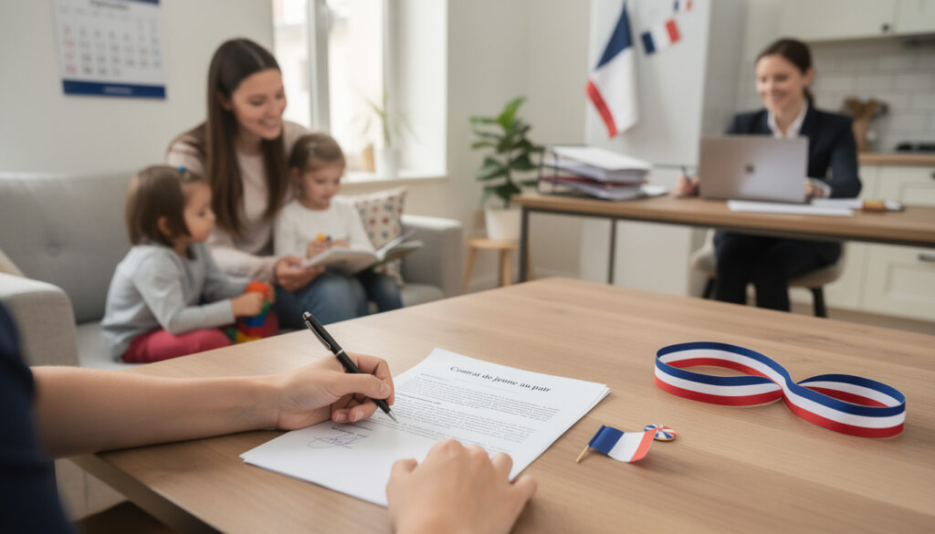 découvrez un modèle complet de contrat au pair et les obligations légales à respecter pour assurer une relation claire et conforme entre l'accueillant et le jeune au pair.