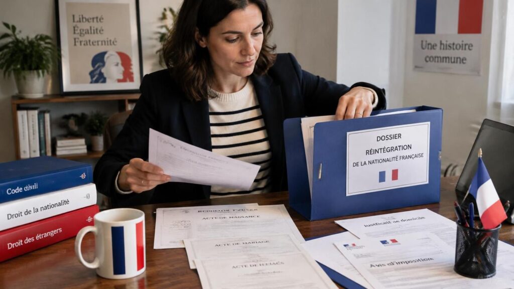 découvrez les conditions, démarches et pièces à fournir pour demander la réintégration dans la nationalité française, ainsi que les délais à prévoir.